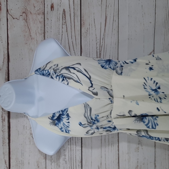 Bohemian chic flowering maxi dress/ BOHO - Picture 2 of 9